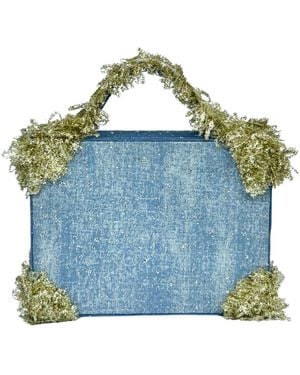 Simitri Brittany Briefcase Bag - Blue