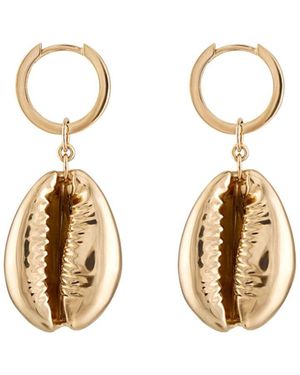 Zigleys Cowrie Real Hair Charm For Locs & Braids - Metallic