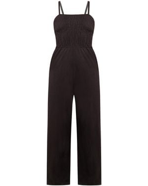 Known Supply Smocked Jumpsuit - Black
