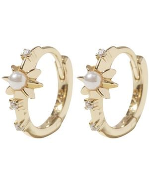 Muru Guiding Star Hoops - Metallic