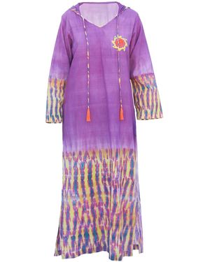 Tiger and the Monkey The Susie Organic Cotton Kaftan Dress - Purple
