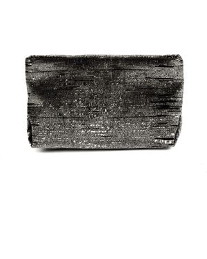 SJW BAGS LONDON Blenheim Velvet Clutch Bag - Black