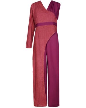 Maison Qala Spice Thread Jumpsuit - Red