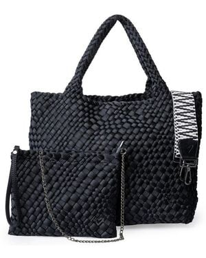 Prenelove London Large Woven Totes - Black