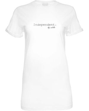 ADIBA Independent Long Tee - White