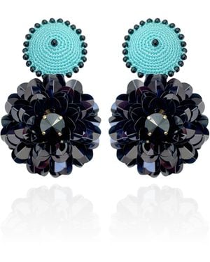 PINAR OZEVLAT Dahlia - Blue