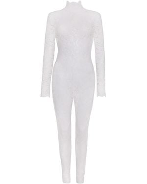 Sarah Regensburger Angel Catsuit - White
