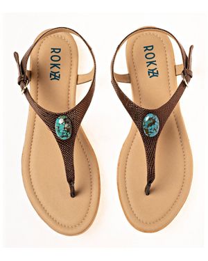 ROKH 11:11 Chocolate Serpentine With Tibetan - Metallic