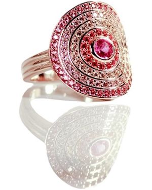 Native Gem Utopia Ring- Blaze - Pink