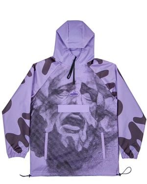 mysimplicated Water Repellent Windbreaker Mauve Design - Purple