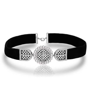 Retro Chic Nutcracker Choker - Black
