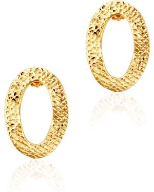 Visconti Violeta Plated Sterling Earrings - Metallic