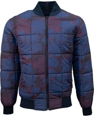 lords of harlech Jenkin Reversible Blouson Jacket - Blue