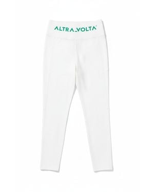 Altra Volta Signature Emblem Leggings - White