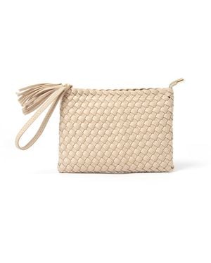 ARMS OF EVE Neutrals Lavinia Clutch Bag - Natural