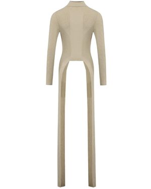 Pcfg Neutrals Your Itch Tailed Knit Top - Natural