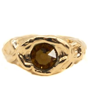 Casa Cala Cala Espresso- Ring - Metallic