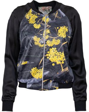 ARTISTA Diana Zipped Bomber Jacket - Black