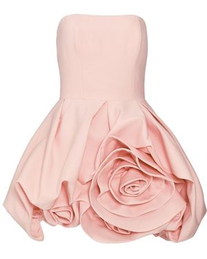 Justin Tong Isla Bubble Dress - Pink