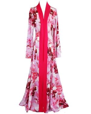 Ak Royalty Resortwear Carol Kimono Cypress - Red