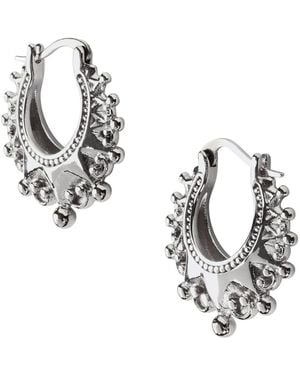 Hoops + Chains LDN Mini Joy Creole Hoops - Metallic