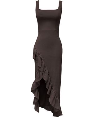 Dress the Population Charlene Dress - Brown