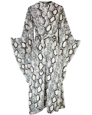 Jennafer Grace Snow Viper Kimono - White
