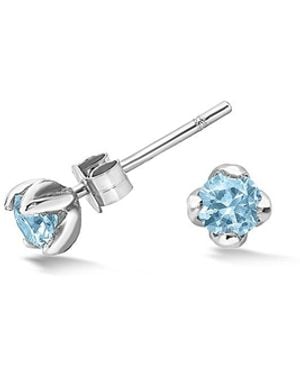 Dower & Hall Topaz Orissa Studs - Blue