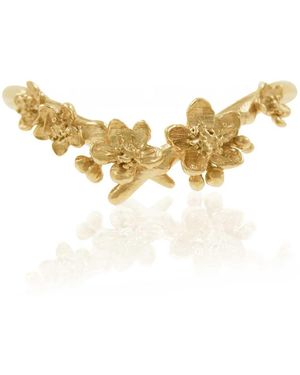 Lee Renee Cherry Blossom Ring – Gold - Metallic