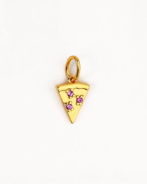 Zynnia Collective Pizza Slice Charm - White