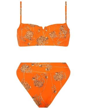 Aguaclara Riad Short Bustier Top - Orange