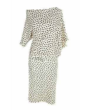 Jennafer Grace Dottie Cat Angle Dress - White