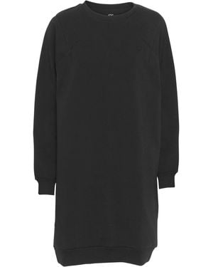 GROBUND Organic Cotton Oversized Sweatshirt Dress - Black