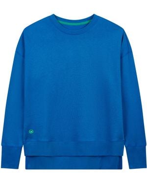 Lounge Longline Sweatshirt Bright - Blue