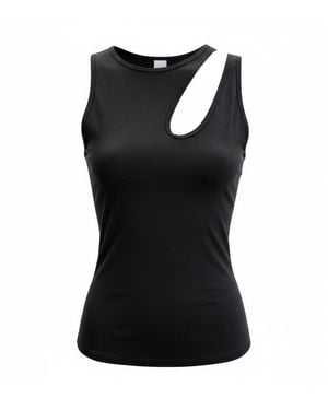 Altra Volta Asymmetric Tank Top - Black