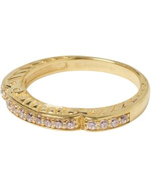 YAA YAA LONDON Jeweled Stacking Ring - Metallic