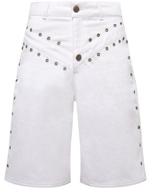 Cótier Denim Luna Shorts - White