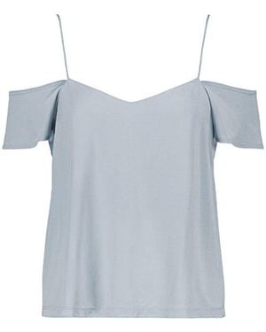 Marianne by Marie Jordane Juliette Off Shoulder Top - Blue