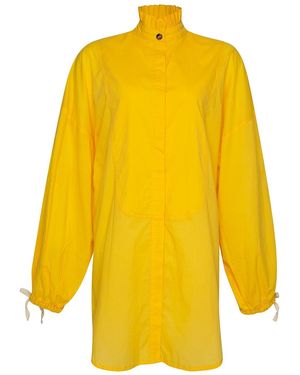 STATE OF GEORGIA The Tuxedo Shirt Oj - Yellow