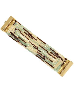 Lavish by Tricia Milaneze Mix Signature Handmade Crochet Bracelet - Metallic