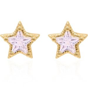 Luna Charles Brooke Star Stud Earrings - Metallic