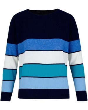 At Last Cashmere Mix Jumper - Blue