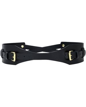 Badass & Goddess Leather Real Leather Belt Venus - Black