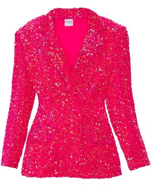 Ofuure Liza Sequin Blazer - Purple