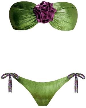 Nur Karaata Lou Lou's Bikini Set - Green