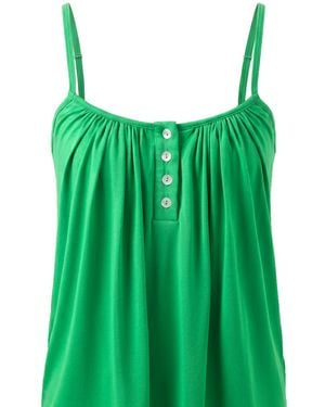 JJwinks Nightly Crush Bra-Free Sleep & Lounge Top - Green