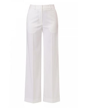 AGGI by HALEWSKI Franzi Off Wide Suit Pants - White