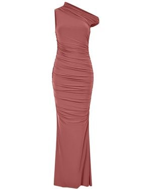 Celestine & Mae Dahlia Maxi Dress - Red