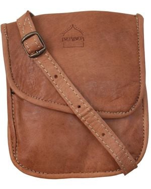 Berber Leather Neutrals The Kenitra Travel Pouch - Brown