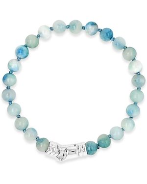 Lutiro Light Sky Jade Bracelet - Blue
